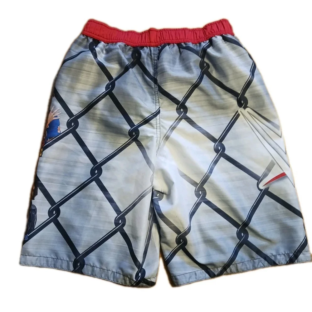 WWE Boys Graphic Swim Trunks Size 14/16 Summer Bathing Suit Shorts 2018